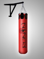 боксерский мешок ronin с подвесом 60 кг 1,4 м пвх, лоскут